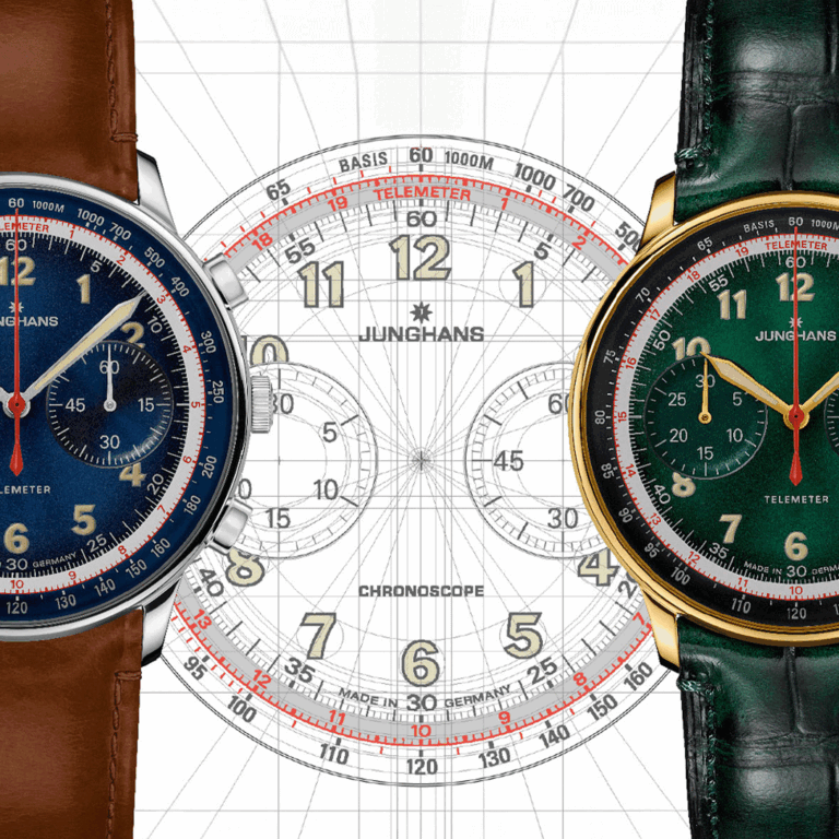 Junghans präsentiert die „Telemeter“ in Blau und Grün